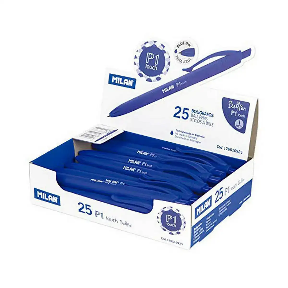 Crayon milan bleu 25 unites_9189. DIAYTAR COTE D'IVOIRE - Là où le Shopping devient une Fête des Sens. Plongez dans notre univers et choisissez des produits qui éveillent votre goût pour l'esthétique et l'authenticité.