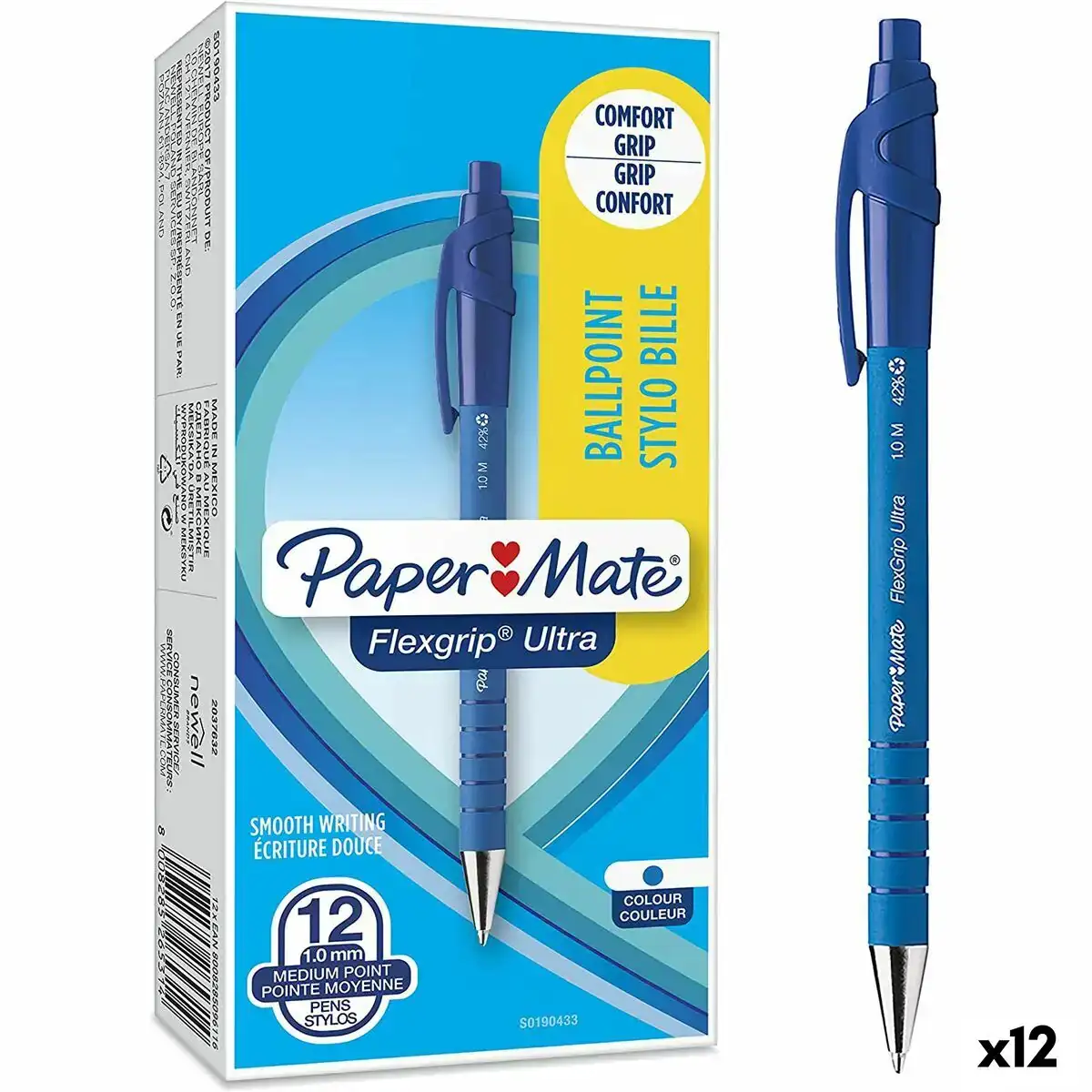 Crayon paper mate flexgrip ultra 12 pieces bleu 1 mm 12 unites _4276. Bienvenue chez DIAYTAR COTE D'IVOIRE - Où Choisir est un Voyage. Plongez dans notre plateforme en ligne pour trouver des produits qui ajoutent de la couleur et de la texture à votre quotidien.