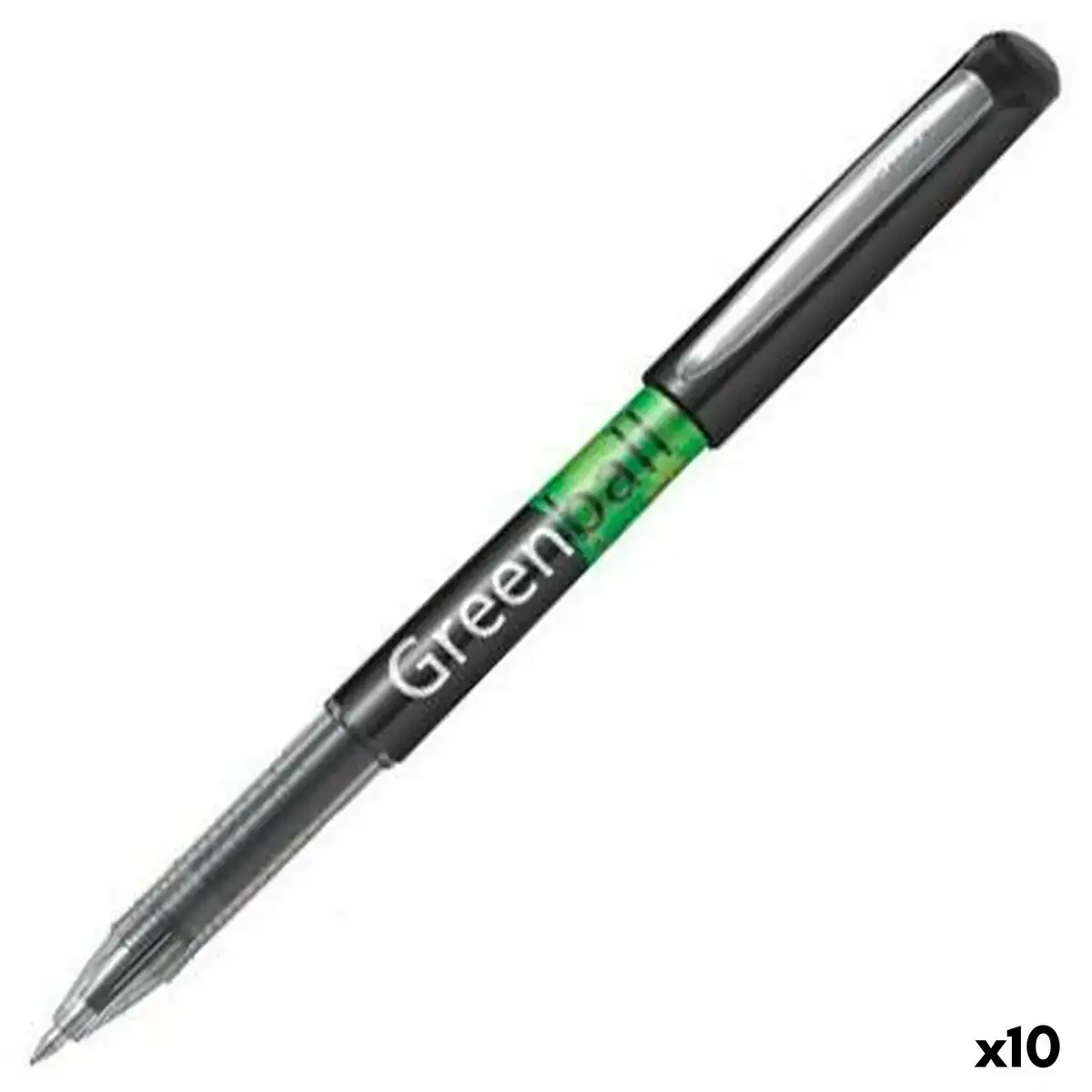 Crayon roller pilot green ball 0 7 mm noir recyclado 10 unites_9681. DIAYTAR COTE D'IVOIRE - L'Art de Choisir, l'Art de S'émerveiller. Explorez notre boutique en ligne et choisissez des articles qui éveillent votre sens de l'émerveillement.