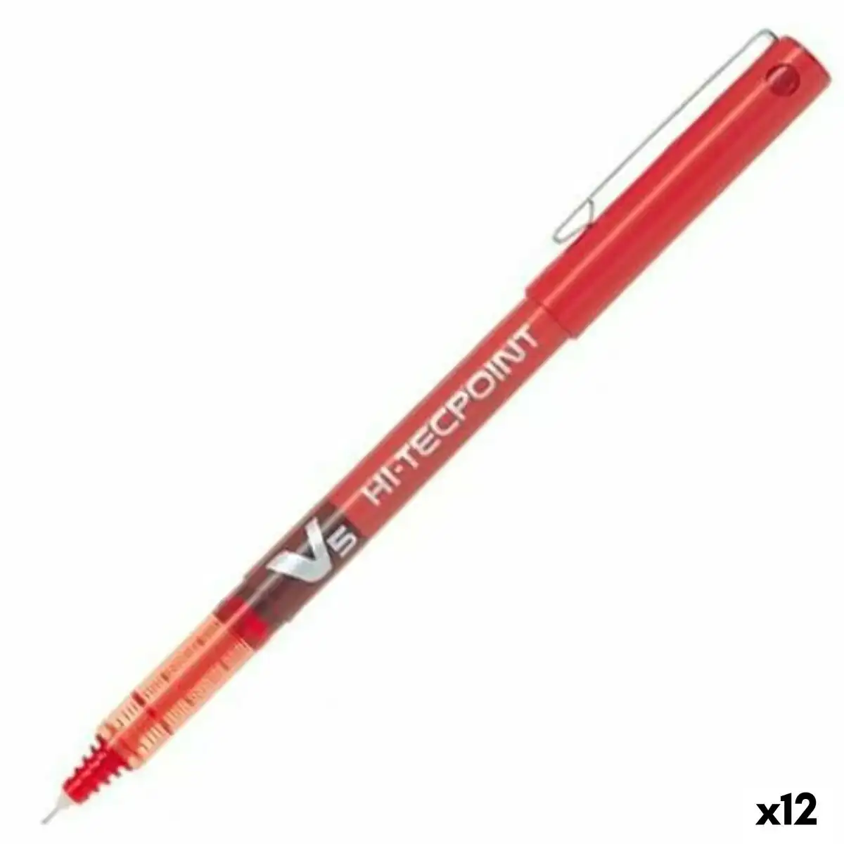 Crayon roller pilot v 5 rouge 0 3 mm aiguille 12 unites_9128. DIAYTAR COTE D'IVOIRE - Votre Passage Vers l'Excellence Shopping. Découvrez un catalogue en ligne qui offre une expérience d'achat exceptionnelle, avec des produits soigneusement sélectionnés pour satisfaire tous les goûts.