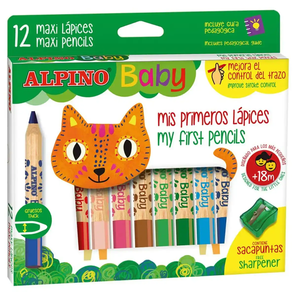 Crayons de couleur alpino baby multicouleur 12 pieces_7319. Découvrez DIAYTAR COTE D'IVOIRE - Là où le Choix Rencontre la Qualité. Parcourez notre gamme diversifiée et choisissez parmi des produits conçus pour exceller dans tous les aspects de votre vie.