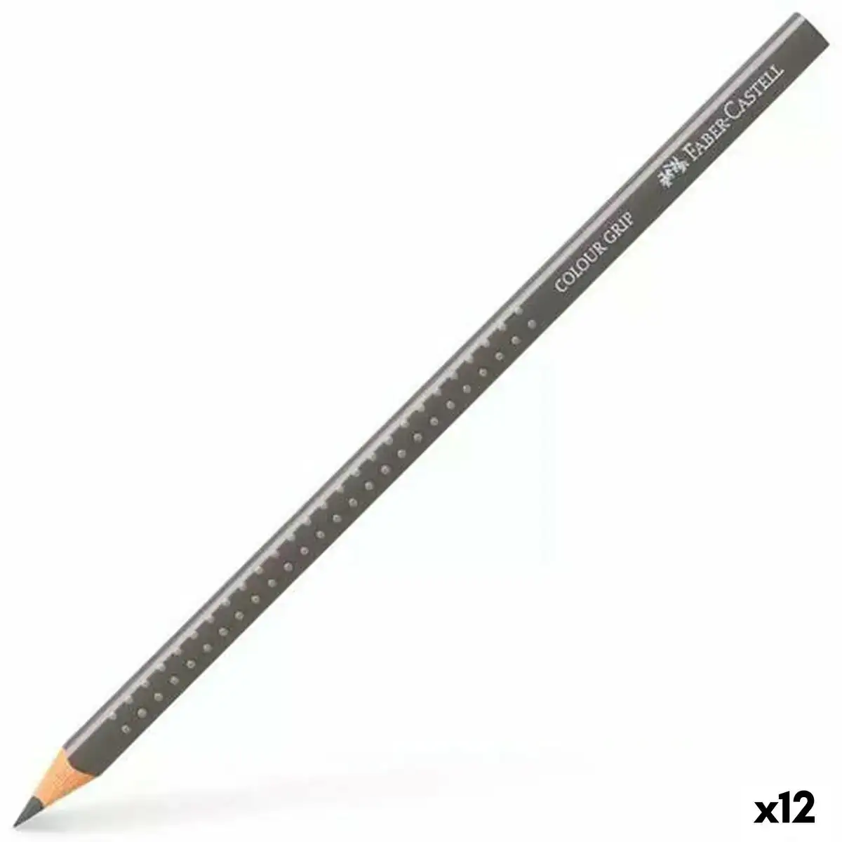 Crayons de couleur faber castell colour grip gris 12 unites _1742. DIAYTAR COTE D'IVOIRE - Où Chaque Produit a son Histoire à Raconter. Parcourez notre catalogue et découvrez des articles qui portent en eux la passion et l'histoire du Côte d'Ivoire.