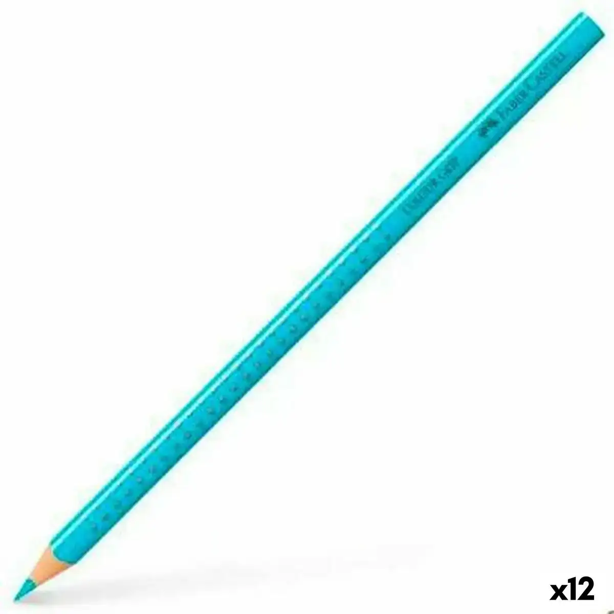 Crayons de couleur faber castell colour grip turquoise 12 unites _2298. DIAYTAR COTE D'IVOIRE - Là où Chaque Produit Est une Trouvaille. Parcourez notre catalogue diversifié et découvrez des articles qui enrichiront votre quotidien, du pratique à l'insolite.