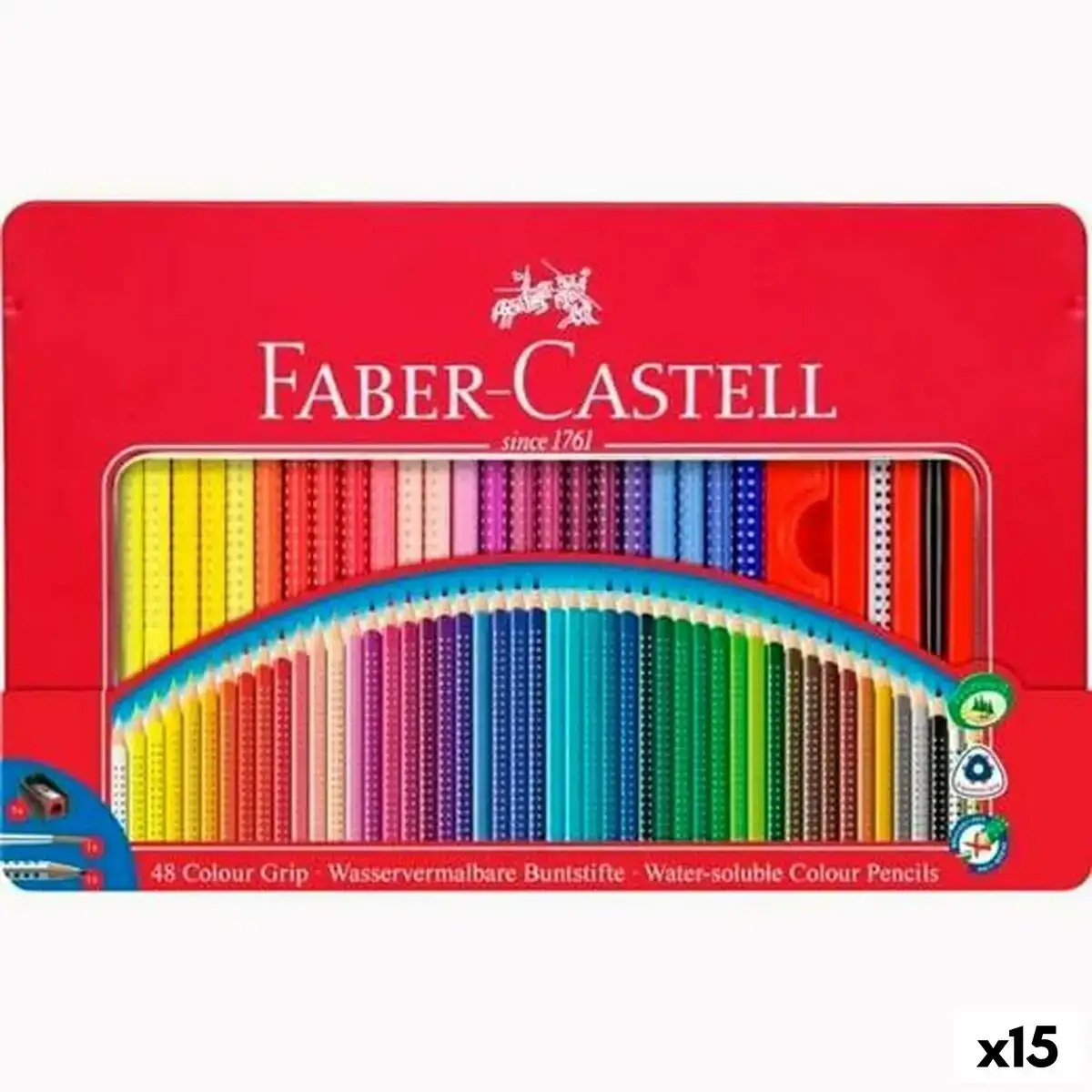 Crayons de couleur faber castell multicouleur 15 unites _5700. DIAYTAR COTE D'IVOIRE - Où Choisir Devient une Expérience Personnalisée. Explorez notre boutique en ligne pour découvrir des produits qui s'adaptent à votre style et à votre essence.