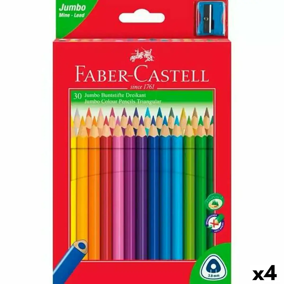 Crayons de couleur faber castell multicouleur 4 pieces_9591. Découvrez DIAYTAR COTE D'IVOIRE - Là où Votre Shopping Prend Vie. Plongez dans notre vaste sélection et trouvez des produits qui ajoutent une touche spéciale à votre quotidien.