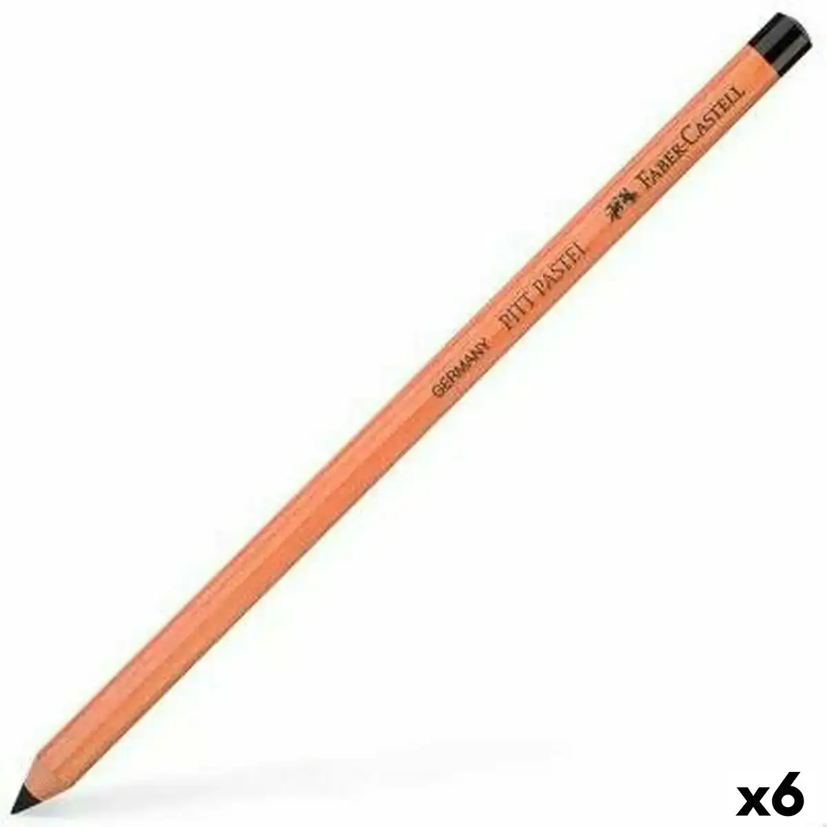 Crayons de couleur faber castell pitt pastell noir 6 unites _7333. DIAYTAR COTE D'IVOIRE - L'Essence de la Tradition et de la Modernité réunies. Explorez notre plateforme en ligne pour trouver des produits authentiques du Côte d'Ivoire, tout en découvrant les dernières tendances du monde moderne.