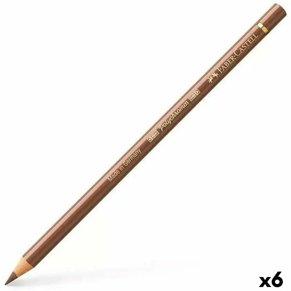 Crayons de couleur faber castell polychromos marron 6 unites _3768. DIAYTAR COTE D'IVOIRE - Votre Plateforme pour un Shopping Inspiré. Explorez nos offres variées et découvrez des articles qui stimulent votre créativité et embellissent votre vie.