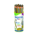 Crayons de couleur giotto mega argente dore 24 pieces_5096. DIAYTAR COTE D'IVOIRE - Où Choisir est un Acte d'Amour pour le Côte d'Ivoire. Explorez notre boutique en ligne et choisissez des articles qui célèbrent la culture et l'artisanat du pays.