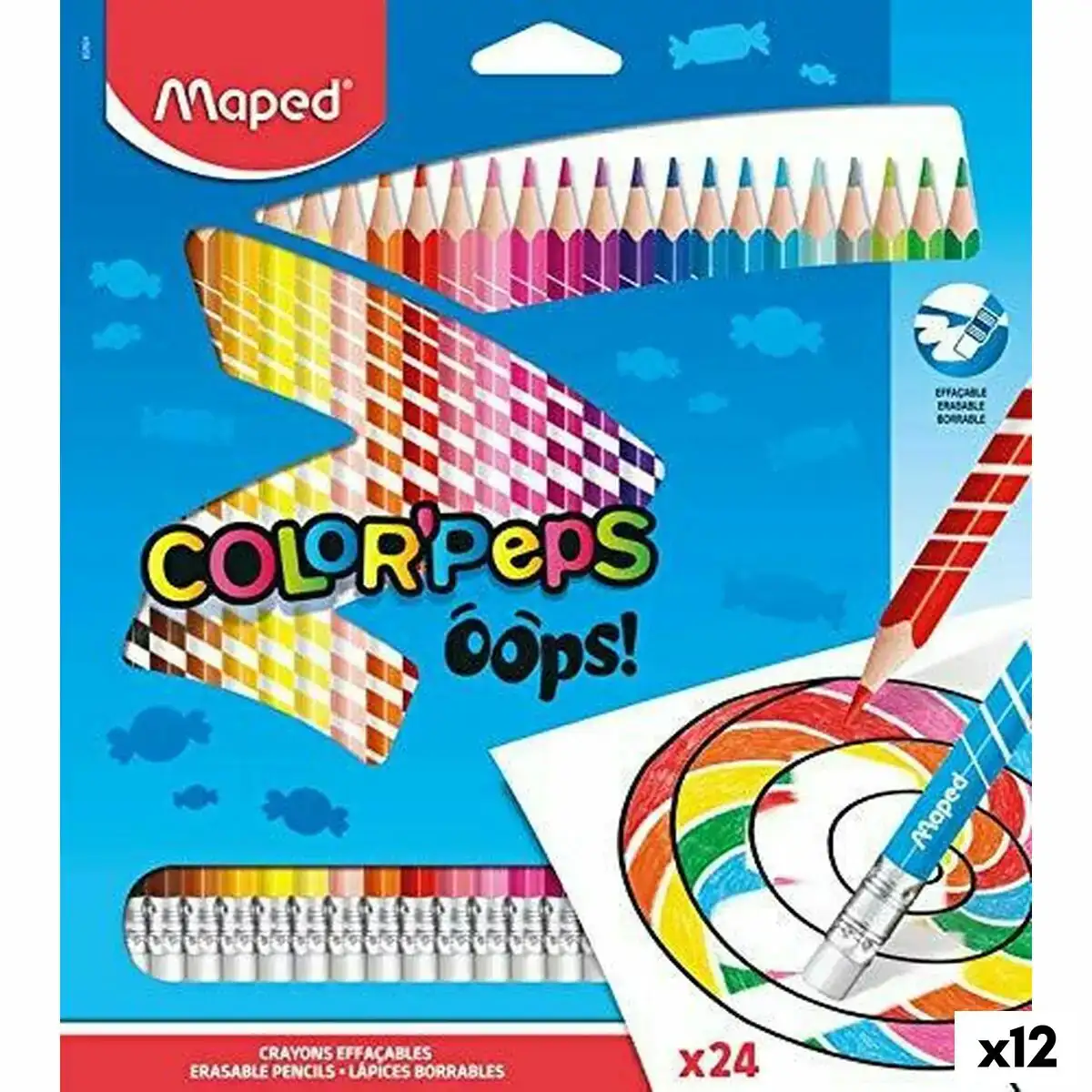 Crayons de couleur maped color peps multicouleur 24 pieces 12 unites _8338. DIAYTAR COTE D'IVOIRE - Là où Chaque Produit est une Trouvaille Unique. Découvrez notre boutique en ligne et trouvez des articles qui vous distinguent par leur originalité.