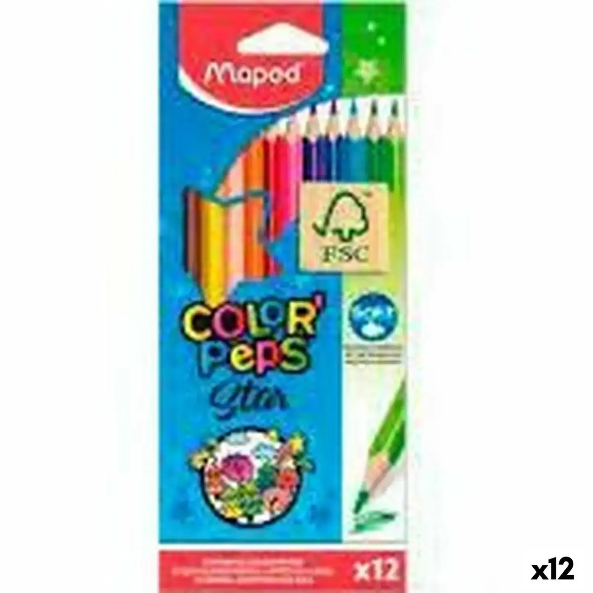 Crayons de couleur maped color peps star multicouleur 12 pieces 12 unites _9936. DIAYTAR COTE D'IVOIRE - Votre Destination pour un Shopping Éclairé. Parcourez notre boutique en ligne pour découvrir des produits de qualité qui embelliront votre quotidien.