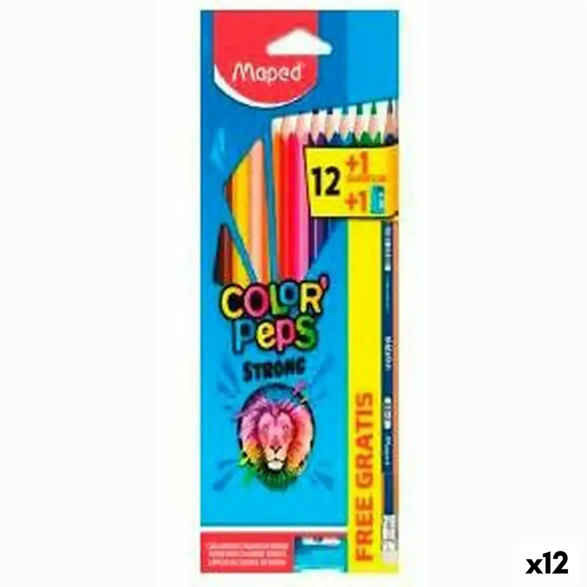 Crayons de couleur maped color peps strong multicouleur 12 unites _4065. Bienvenue chez DIAYTAR COTE D'IVOIRE - Où le Shopping Devient un Plaisir. Découvrez notre boutique en ligne et trouvez des trésors qui égaieront chaque jour de votre vie.