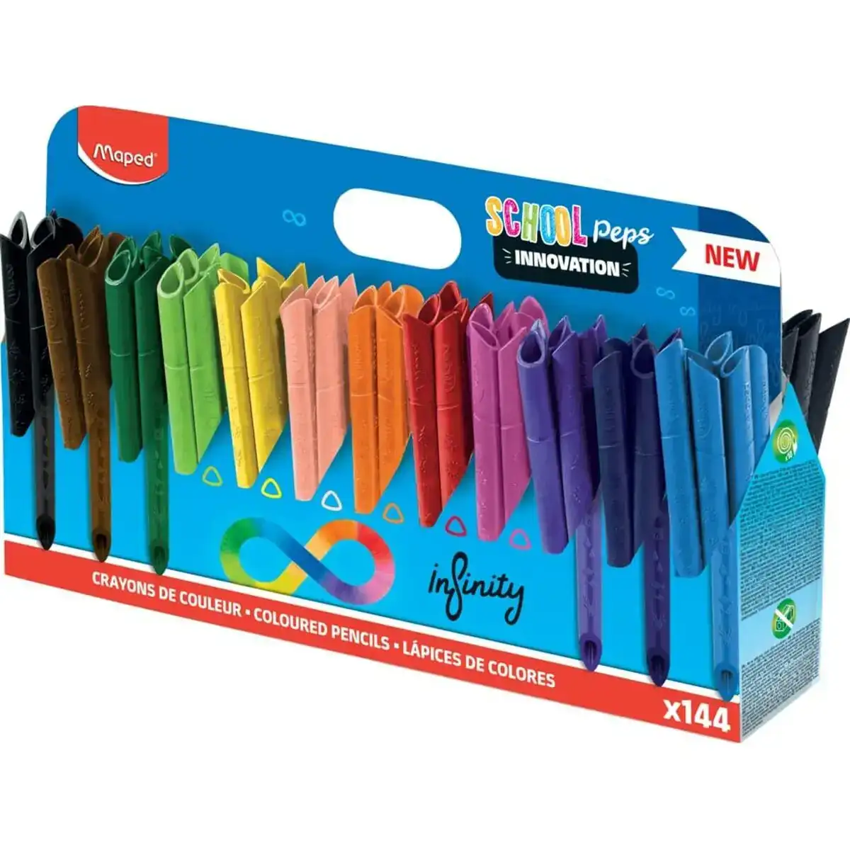 Crayons de couleur maped infinity 144 pieces multicouleur_2255. DIAYTAR COTE D'IVOIRE - Votre Pass vers la Découverte. Explorez notre boutique en ligne et plongez dans un voyage à travers des produits authentiques et contemporains, tous réunis sous un même toit.