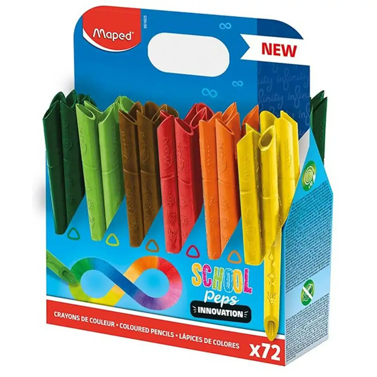 Crayons de couleur maped infinity 72 pieces multicouleur_5463. DIAYTAR COTE D'IVOIRE - Votre Destination pour un Shopping Réfléchi. Découvrez notre gamme variée et choisissez des produits qui correspondent à vos valeurs et à votre style de vie.