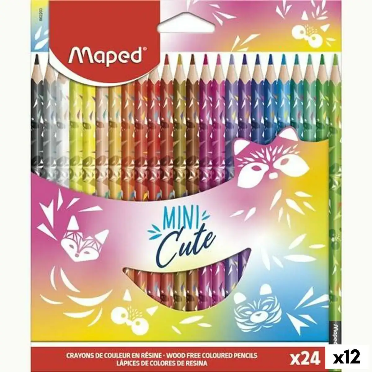 Crayons de couleur maped mini cute multicouleur 24 pieces 12 unites _6398. DIAYTAR COTE D'IVOIRE - Votre Compagnon Shopping, Votre Style Unique. Explorez notre boutique en ligne pour dénicher des trésors qui expriment qui vous êtes, de la mode à la maison.