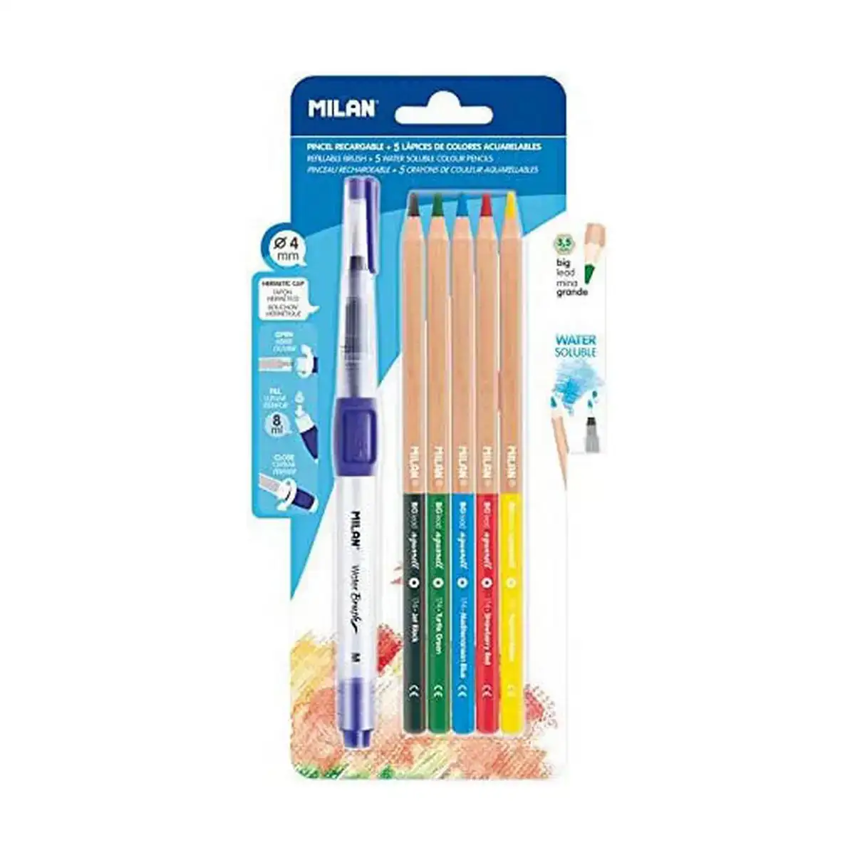 Crayons de couleur milan aquarelles multicouleur_7668. Découvrez DIAYTAR COTE D'IVOIRE - Votre Source de Produits Variés et un Service Exceptionnel. Parcourez nos catégories et bénéficiez d'un service client dévoué, prêt à vous guider à chaque étape.