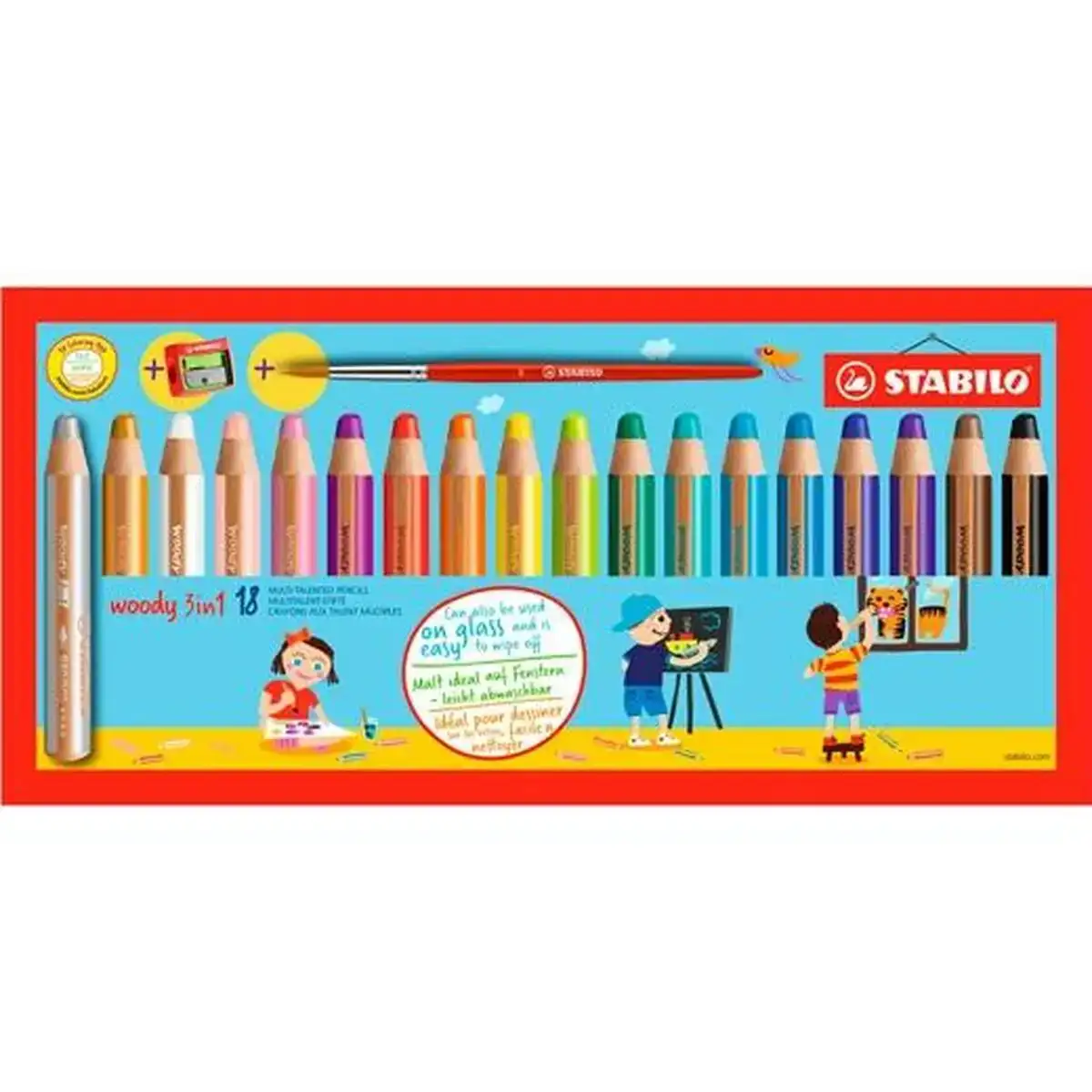 Crayons de couleur stabilo woody 3 en 1 multicouleur_8811. DIAYTAR COTE D'IVOIRE - Là où la Diversité Rencontre la Qualité. Parcourez notre gamme complète et trouvez des produits qui incarnent la richesse et l'unicité du Côte d'Ivoire.