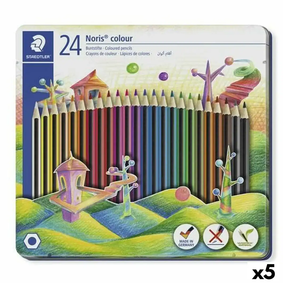 Crayons de couleur staedtler noris 5 unites _9599. Découvrez DIAYTAR COTE D'IVOIRE - Votre Source de Produits Variés et un Service Exceptionnel. Parcourez nos catégories et bénéficiez d'un service client dévoué, prêt à vous guider à chaque étape.