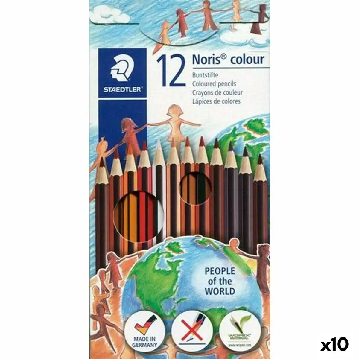 Crayons de couleur staedtler noris colour wopex lot 10 unites _2664. DIAYTAR COTE D'IVOIRE - Votre Destination pour un Shopping Unique. Parcourez notre catalogue et trouvez des articles qui vous inspirent et vous édifient.