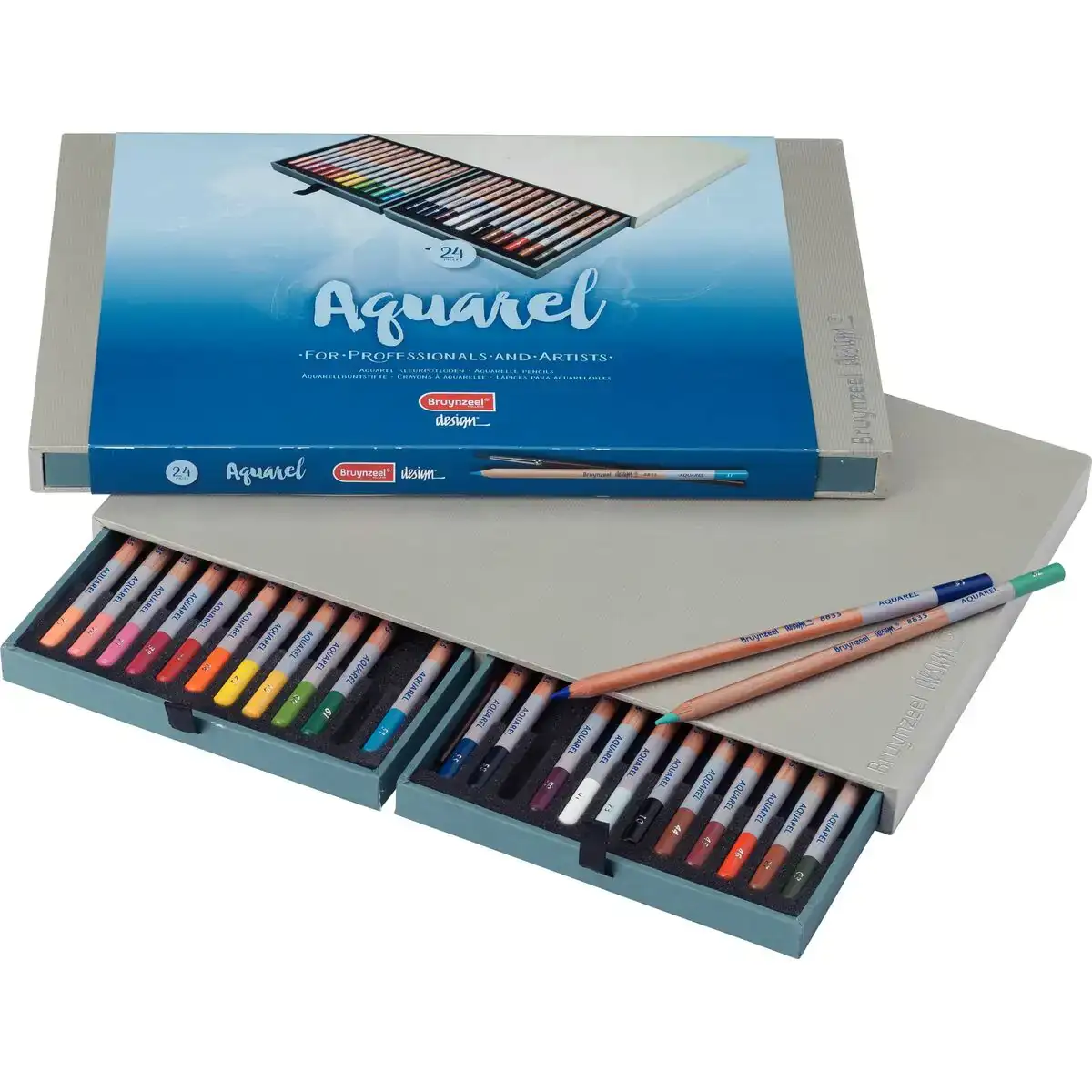 Crayons de couleurs pour aquarelle bruynzeel aquarel multicouleur 24 pieces_2641. DIAYTAR COTE D'IVOIRE - L'Art de Vivre le Shopping Authentique. Découvrez notre boutique en ligne et trouvez des produits qui célèbrent la culture et l'héritage du Côte d'Ivoire.