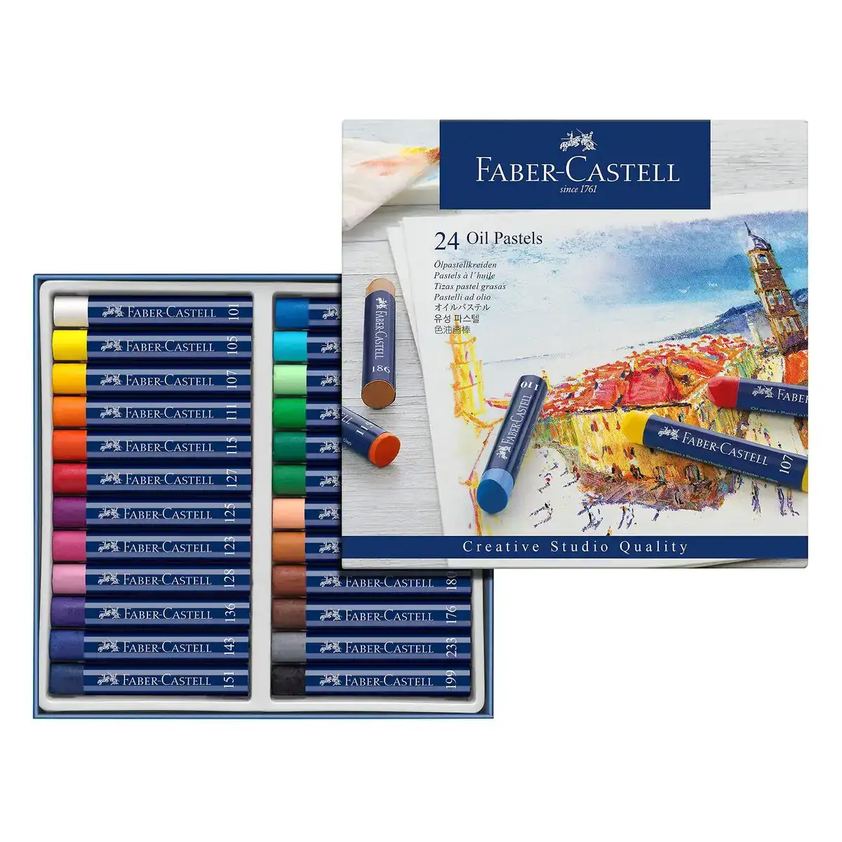 Crayons gras de couleur faber castell fc127024az multicouleur reconditionne a _9648. DIAYTAR COTE D'IVOIRE - Où Choisir est une Célébration de l'Artisanat. Explorez notre boutique en ligne et choisissez des articles qui incarnent l'art et le savoir-faire du Côte d'Ivoire.