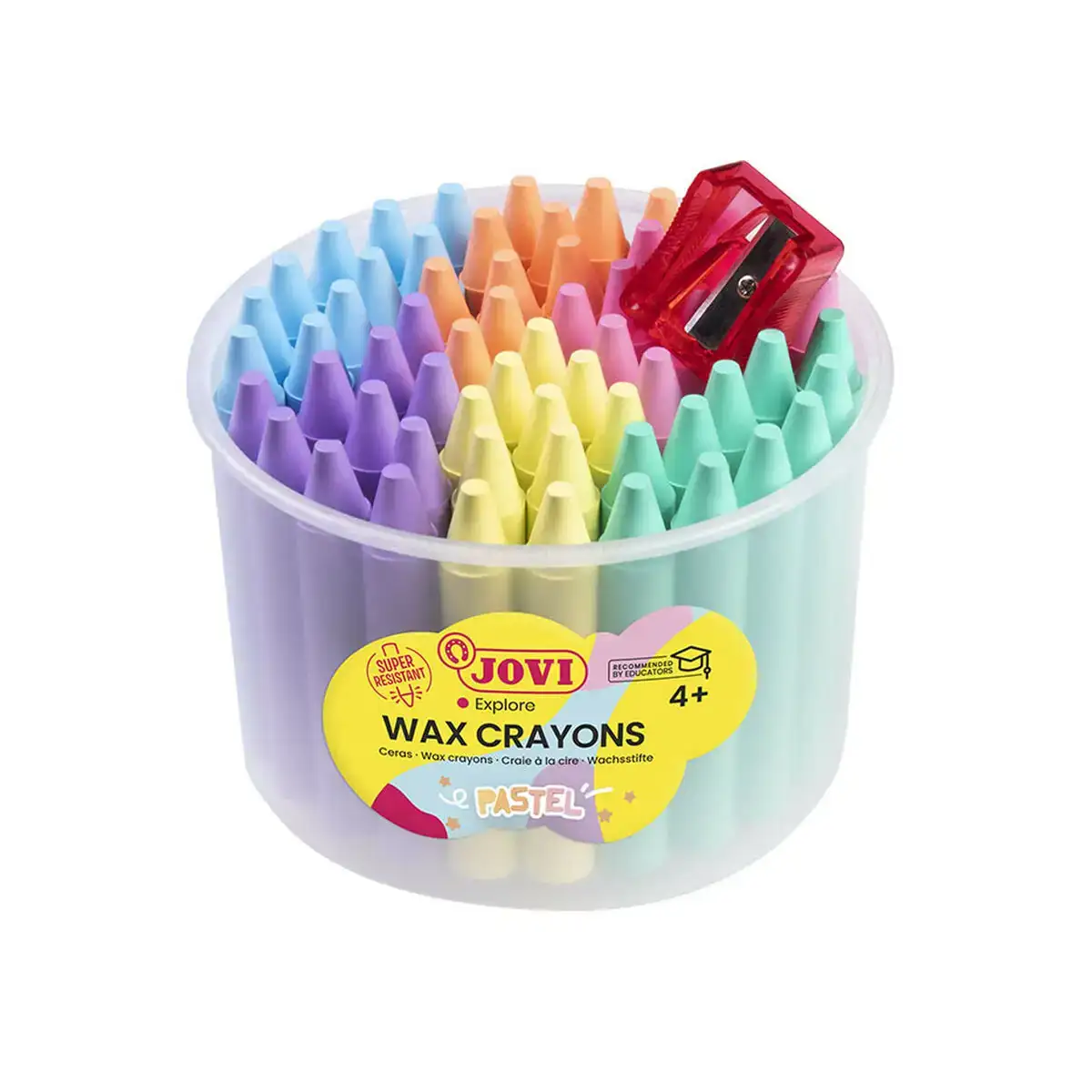 Crayons gras de couleur jovi jumbo pastel 60 pieces multicouleur_3921. DIAYTAR COTE D'IVOIRE - L'Art du Shopping Éclairé. Naviguez à travers notre plateforme intuitive et découvrez une variété d'articles soigneusement sélectionnés pour répondre à vos besoins et à vos envies.