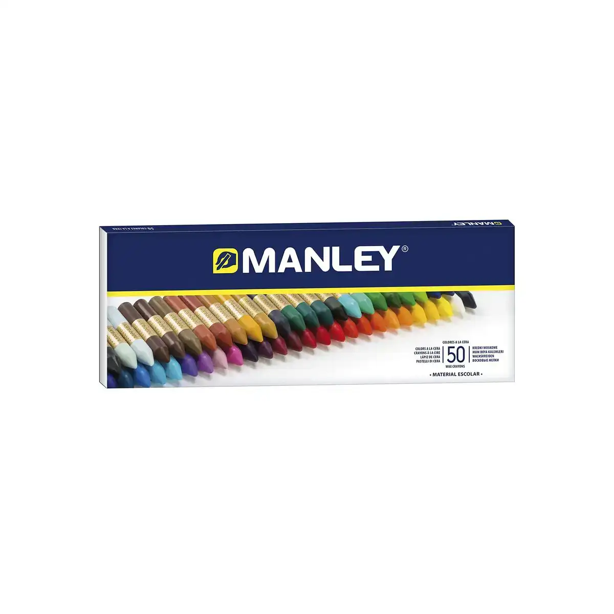 Crayons gras de couleur manley multicouleur_1742. DIAYTAR COTE D'IVOIRE - Où le Shopping est un Plaisir Engagé. Parcourez notre catalogue et choisissez des produits qui respectent vos valeurs et vos attentes.