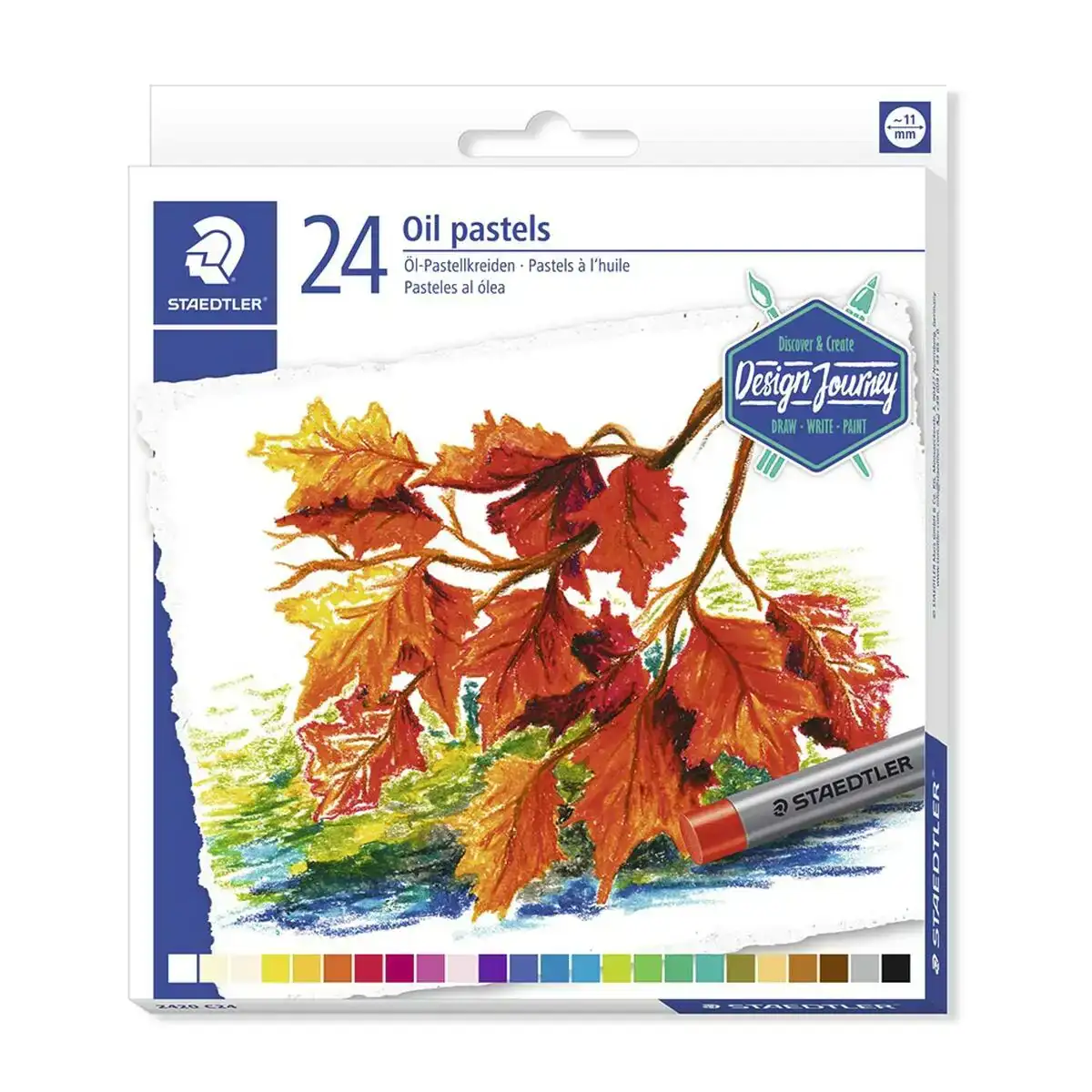 Crayons gras de couleur staedtler design journey 24 pieces multicouleur_3364. DIAYTAR COTE D'IVOIRE - Où Choisir est une Célébration. Découvrez notre sélection de produits qui représentent la diversité et la joie du Côte d'Ivoire, à chaque étape de votre vie.