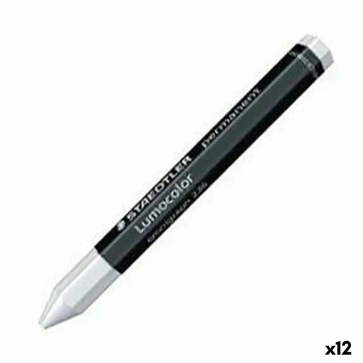Crayons gras de couleur staedtler lumocolor permanent blanc 12 unites _6957. DIAYTAR COTE D'IVOIRE - Votre Plateforme Shopping de Confiance. Naviguez à travers nos rayons et choisissez des produits fiables qui répondent à vos besoins quotidiens.