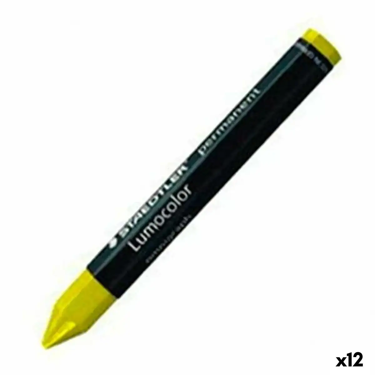 Crayons gras de couleur staedtler lumocolor permanent jaune 12 unites _8168. DIAYTAR COTE D'IVOIRE - Là où le Shopping Devient une Expérience. Naviguez à travers notre catalogue diversifié et découvrez des produits qui ajoutent de la couleur et de la passion à votre vie.