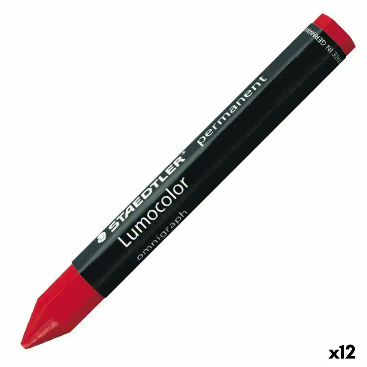 Crayons gras de couleur staedtler lumocolor permanent rouge 12 unites _7364. Entrez dans l'Univers de DIAYTAR COTE D'IVOIRE - Où le Shopping Devient une Découverte. Explorez nos rayons et dénichez des trésors qui illuminent votre quotidien.