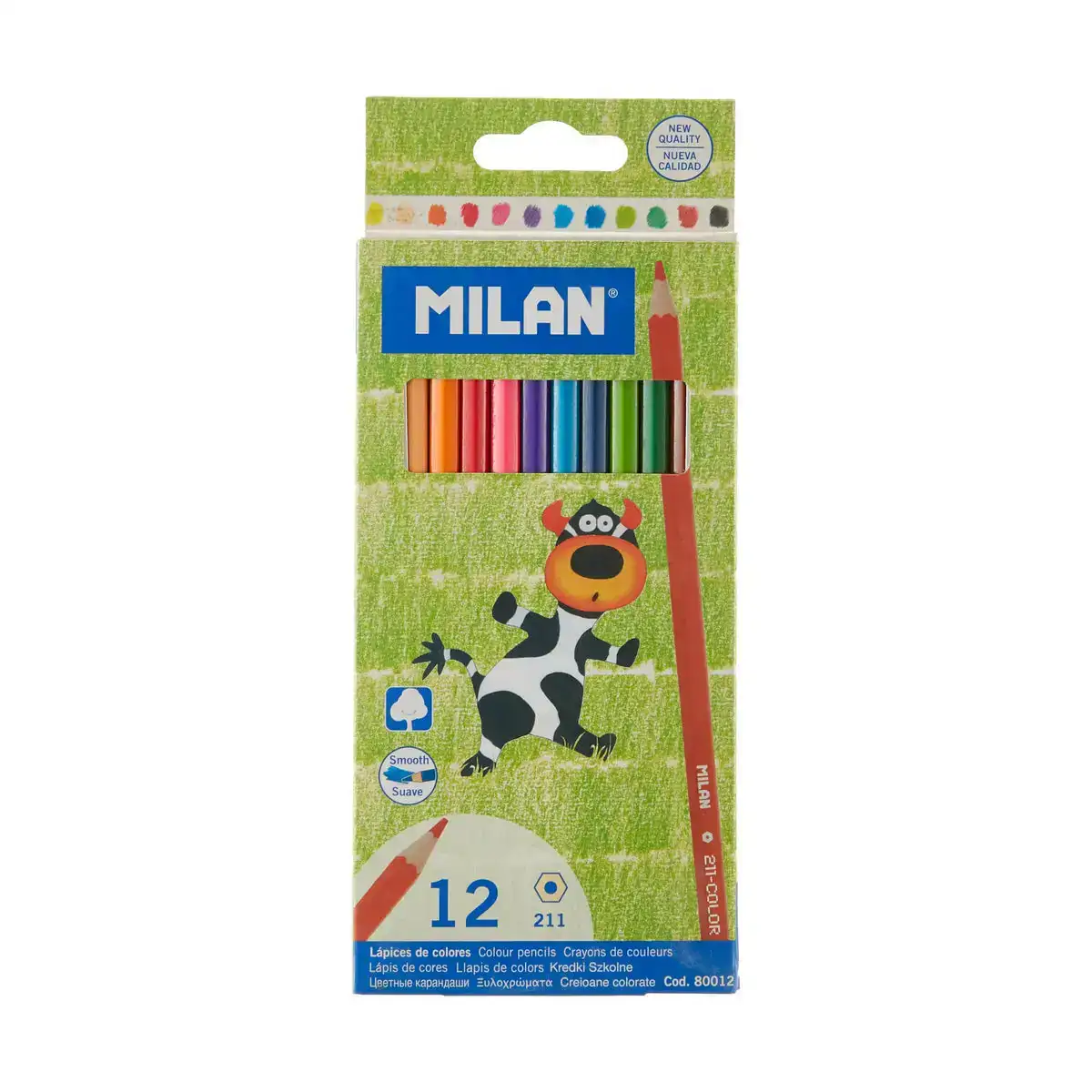 Crayons milan 211 color multicouleur_8163. DIAYTAR COTE D'IVOIRE - Votre Destination pour un Shopping Réfléchi. Découvrez notre gamme variée et choisissez des produits qui correspondent à vos valeurs et à votre style de vie.