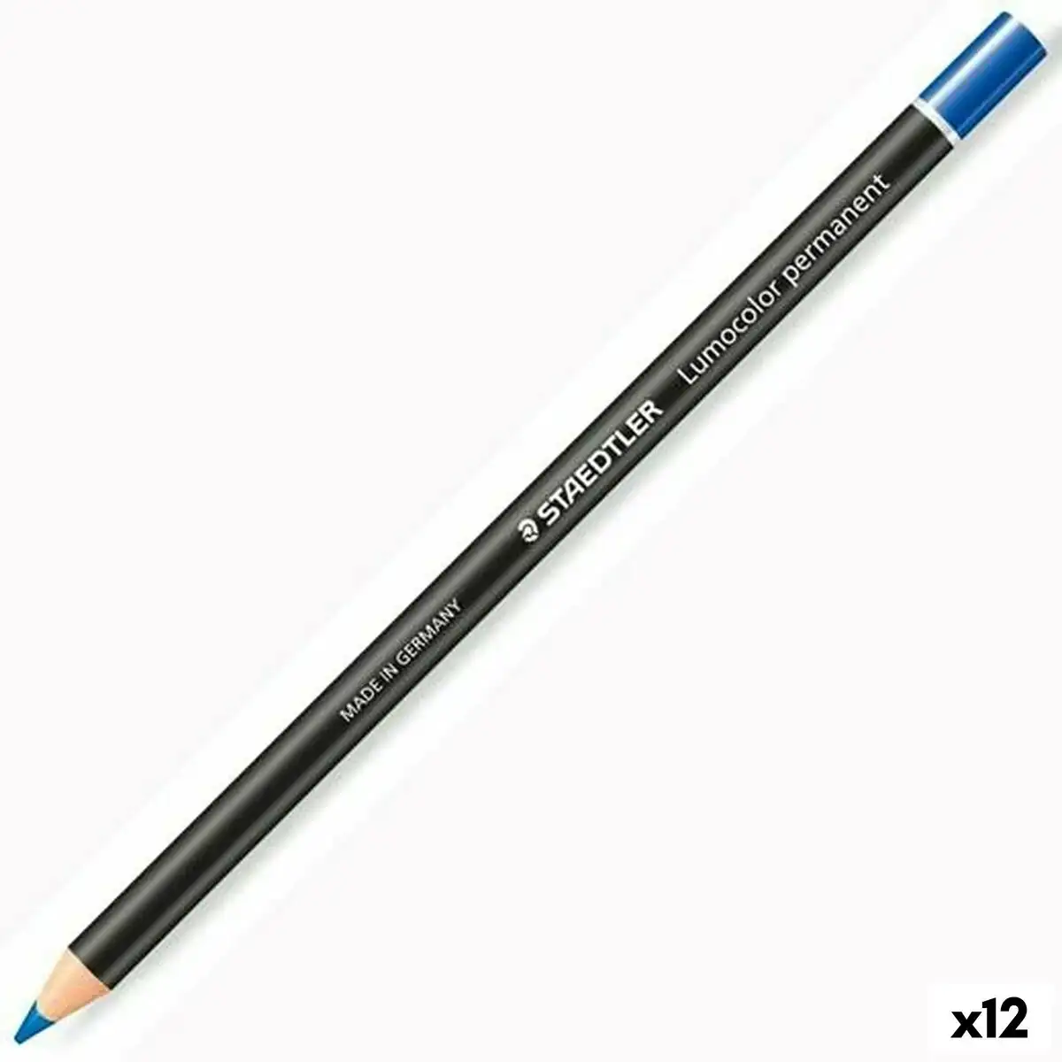Crayons staedtler lumocolor permanent glasochrom permanent bleu bois 12 unites _4433. DIAYTAR COTE D'IVOIRE - Votre Passage vers le Raffinement. Plongez dans notre univers de produits exquis et choisissez des articles qui ajoutent une touche de sophistication à votre vie.