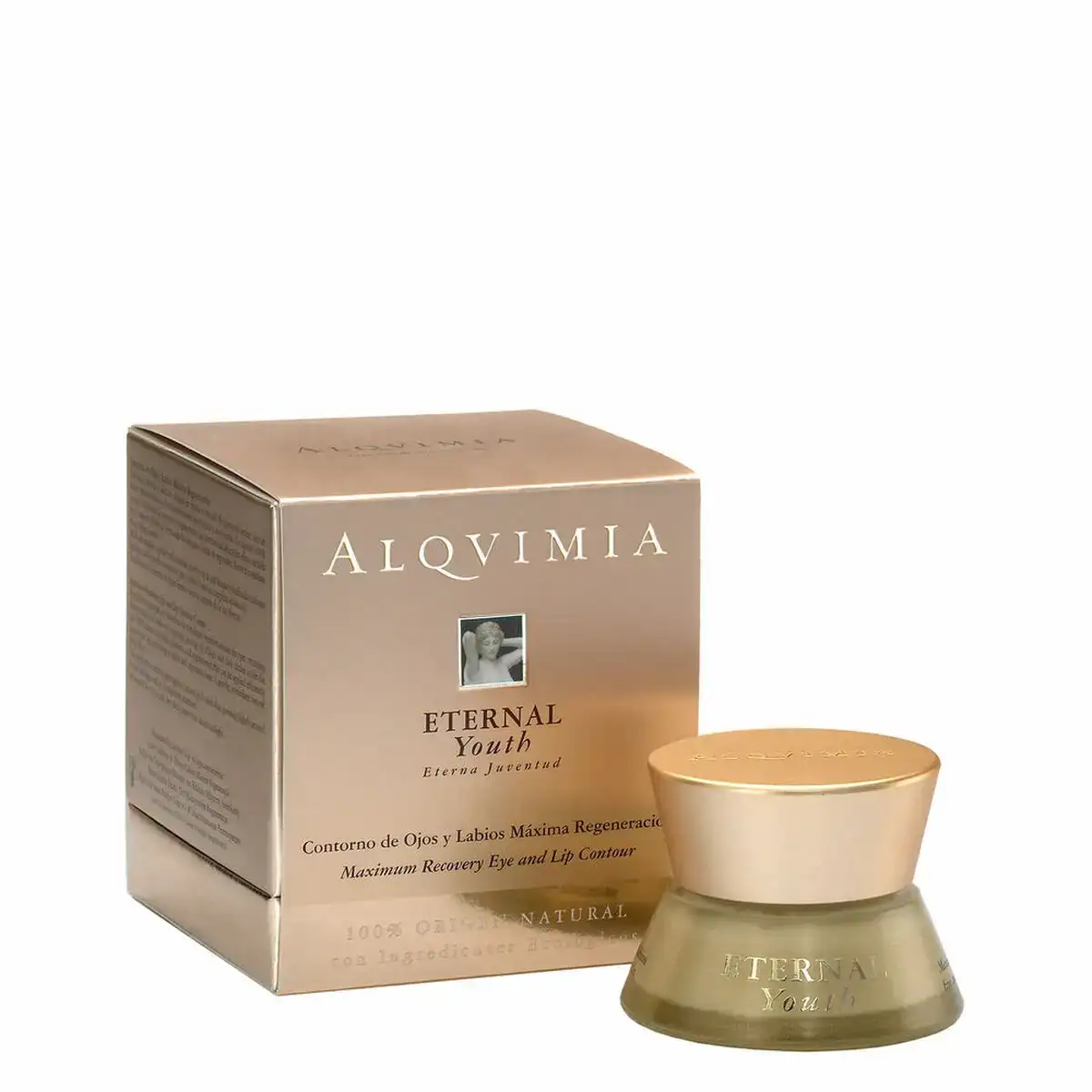 Creme anti age contour des yeux et des levres eternal youth alqvimia 15 ml _3806. Bienvenue chez DIAYTAR COTE D'IVOIRE - Où le Shopping Devient un Voyage. Explorez notre plateforme pour dénicher des produits uniques, racontant l'histoire et l'âme du Côte d'Ivoire.