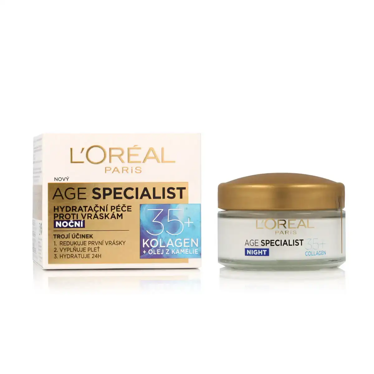 Creme anti age de nuit l oreal paris age specialist 35 50 ml_2306. Votre Destination de Choix: DIAYTAR COTE D'IVOIRE - Où l'Authenticité Rencontre la Commodité. Faites l'expérience de magasiner en ligne pour des articles qui incarnent la richesse culturelle et la modernité du Côte d'Ivoire.