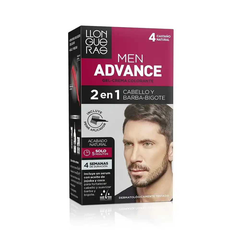 Creme colorante llongueras men advance semi permanent 4 chatain cendre 4 pcs _2625. DIAYTAR COTE D'IVOIRE - L'Art de Vivre l'Excellence au Quotidien. Explorez notre gamme et choisissez des produits qui ajoutent une note de prestige à votre vie.