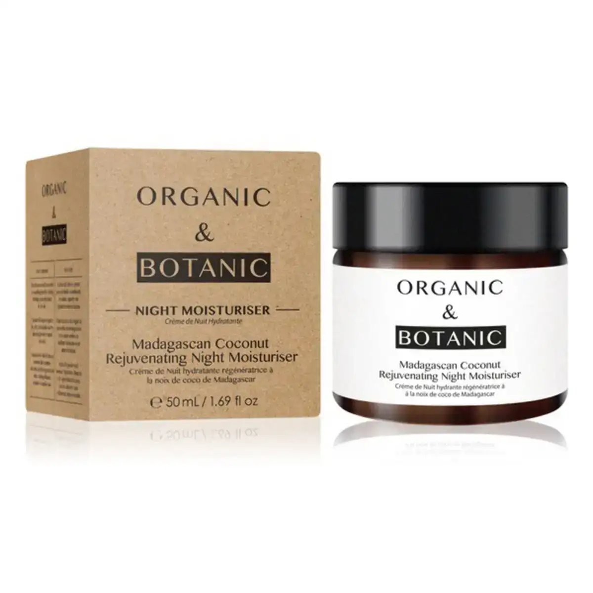 Creme de nuit madagascan coconut organic botanic 50 ml _8691. Bienvenue chez DIAYTAR COTE D'IVOIRE - Où Choisir est une Invitation au Voyage. Explorez notre boutique en ligne et découvrez des produits qui vous transportent dans l'univers du Côte d'Ivoire.