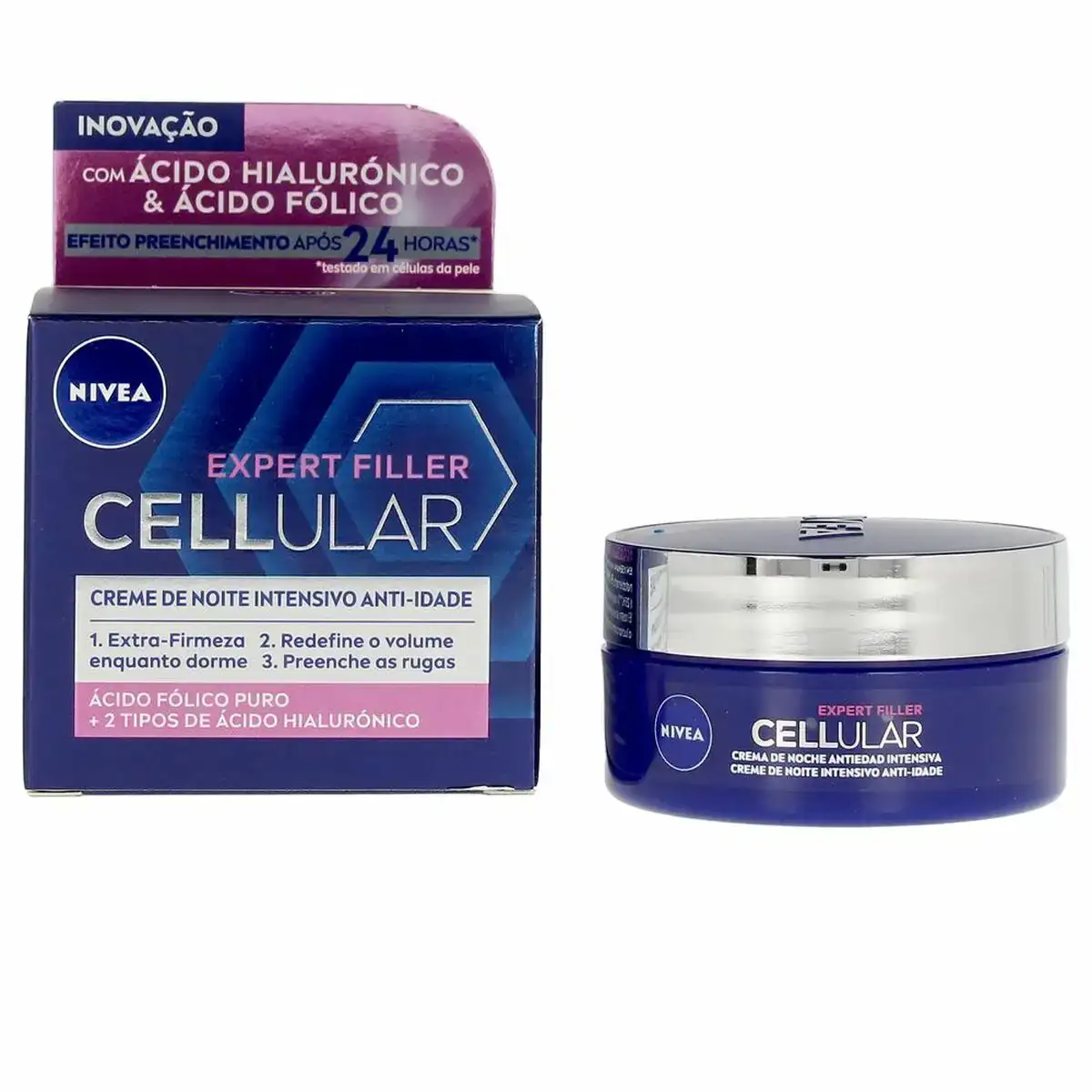 Creme de nuit nivea cellular filler 50 ml_1825. Entrez dans l'Univers de DIAYTAR COTE D'IVOIRE - Où Chaque Produit a sa Place. Explorez nos rayons virtuels et choisissez des articles qui s'intègrent parfaitement à votre style de vie.