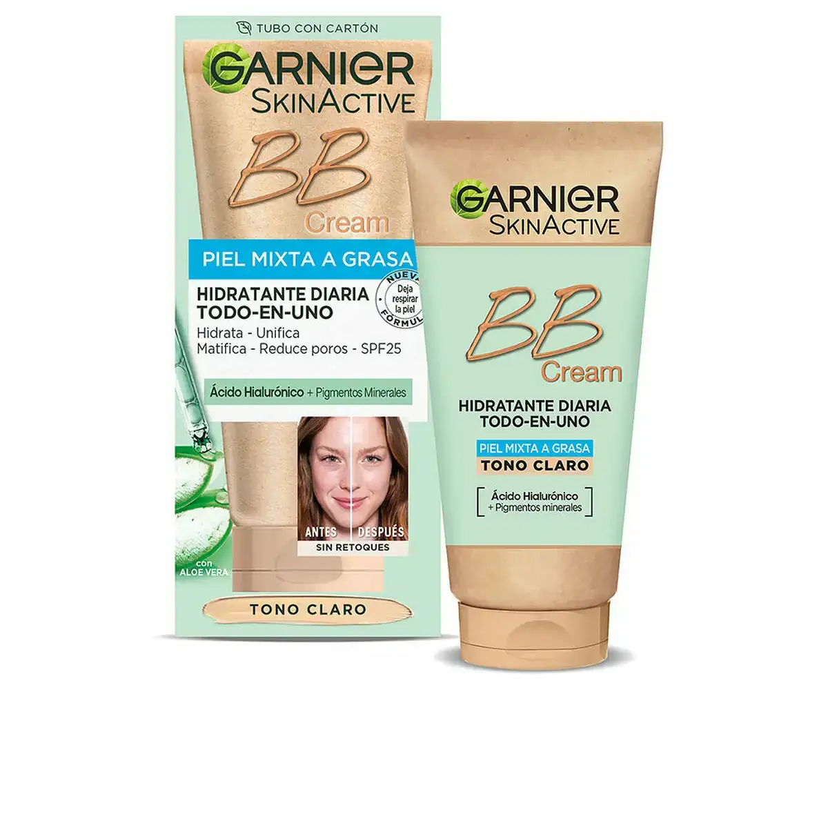 Creme hydratante avec couleur garnier skinactive bb cream light 50 ml spf 25_8357. DIAYTAR COTE D'IVOIRE - Où la Qualité et la Diversité Fusionnent. Explorez notre boutique en ligne pour découvrir une gamme variée de produits qui incarnent l'excellence et l'authenticité.