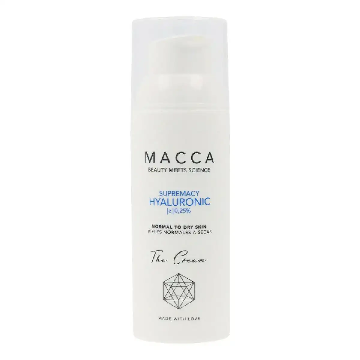 Creme hydratante intense supremacy hyaluronic macca 0 25 acide hyaluronique peau seche 50 ml _9273. DIAYTAR COTE D'IVOIRE - L'Art de Vivre le Shopping Authentique. Découvrez notre boutique en ligne et trouvez des produits qui incarnent la passion et le savoir-faire du Côte d'Ivoire.