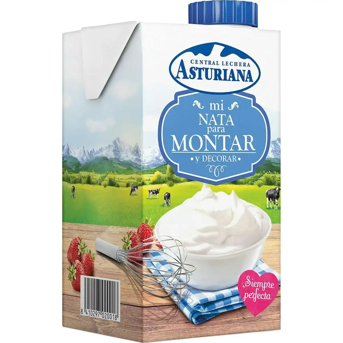 Creme pour chantilly central lechera asturiana 500 ml_4721. DIAYTAR COTE D'IVOIRE - Là où Chaque Achat Contribue à un Rêve. Naviguez à travers notre boutique en ligne et soutenez des artisans talentueux tout en acquérant des trésors.