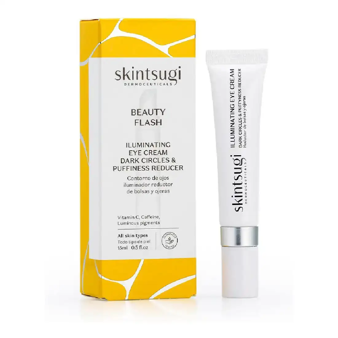Creme pour le contour des yeux beauty flash skintsugi eclaircissant anticernes 15 ml _6379. DIAYTAR COTE D'IVOIRE - Là où le Chic Rencontre la Tradition. Naviguez à travers notre catalogue et choisissez des produits qui équilibrent l'élégance intemporelle et l'innovation moderne.