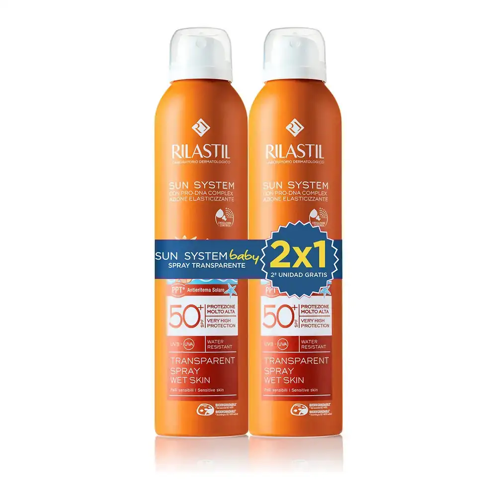 Creme solaire pour enfants en spray rilastil sun system transparent spf 50 200 ml x 2_4020. DIAYTAR COTE D'IVOIRE - Là où Choisir est une Célébration de l'Artisanat. Explorez notre gamme variée et choisissez des produits qui incarnent la tradition et le talent des artisans du Côte d'Ivoire.