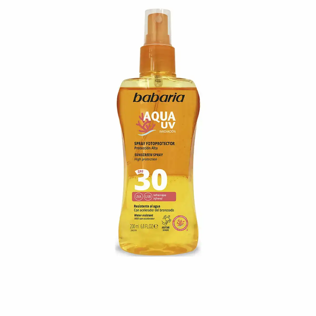 Creme solaire pour le corps en spray babaria solar aqua uv spf 30 200 ml _9989. Votre Destination de Choix: DIAYTAR COTE D'IVOIRE - Où l'Authenticité Rencontre la Commodité. Faites l'expérience de magasiner en ligne pour des articles qui incarnent la richesse culturelle et la modernité du Côte d'Ivoire.