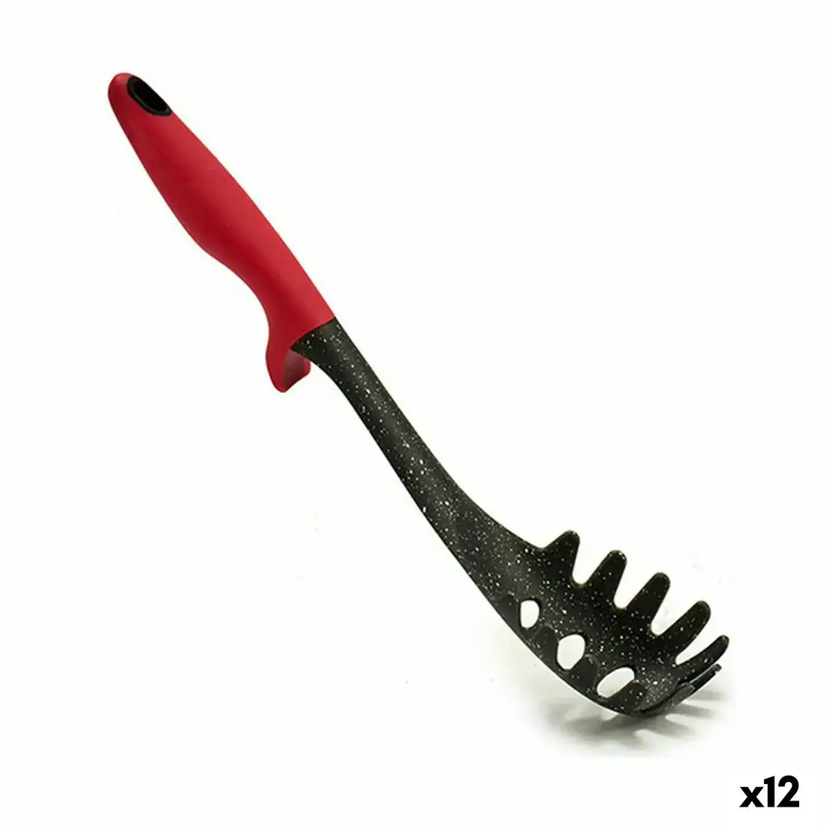 Cuillere de service pour les pates noir rouge nylon 6 x 32 x 7 cm 12 unites _3465. DIAYTAR COTE D'IVOIRE - Là où Chaque Produit Est une Trouvaille. Parcourez notre catalogue diversifié et découvrez des articles qui enrichiront votre quotidien, du pratique à l'insolite.