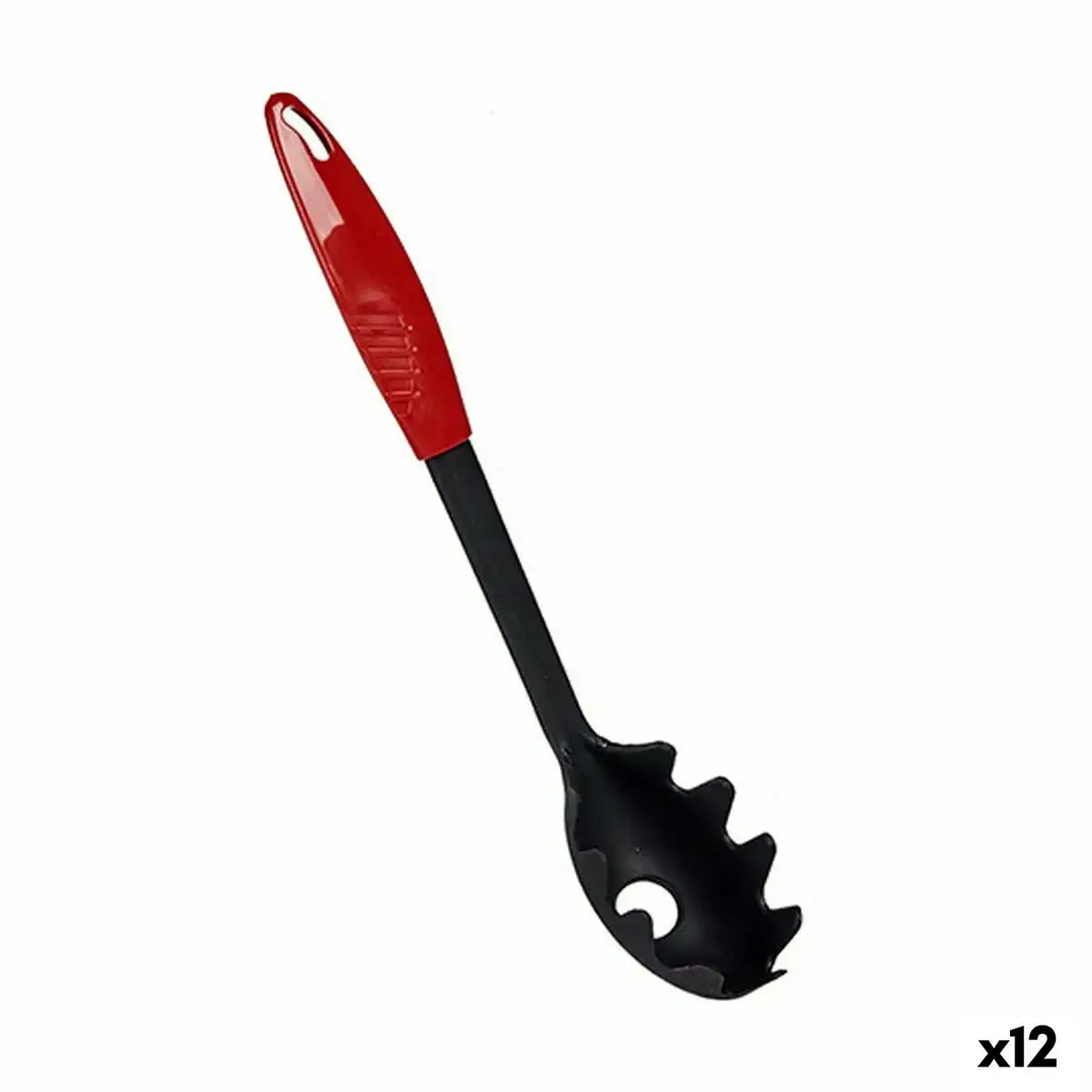 Cuillere de service pour les pates plastique rouge noir 5 5 x 30 5 x 5 5 cm 12 unites _2079. DIAYTAR COTE D'IVOIRE - Votre Passage vers l'Exceptionnel. Naviguez à travers notre sélection minutieuse et découvrez des articles qui apportent une touche spéciale à chaque instant de votre vie.