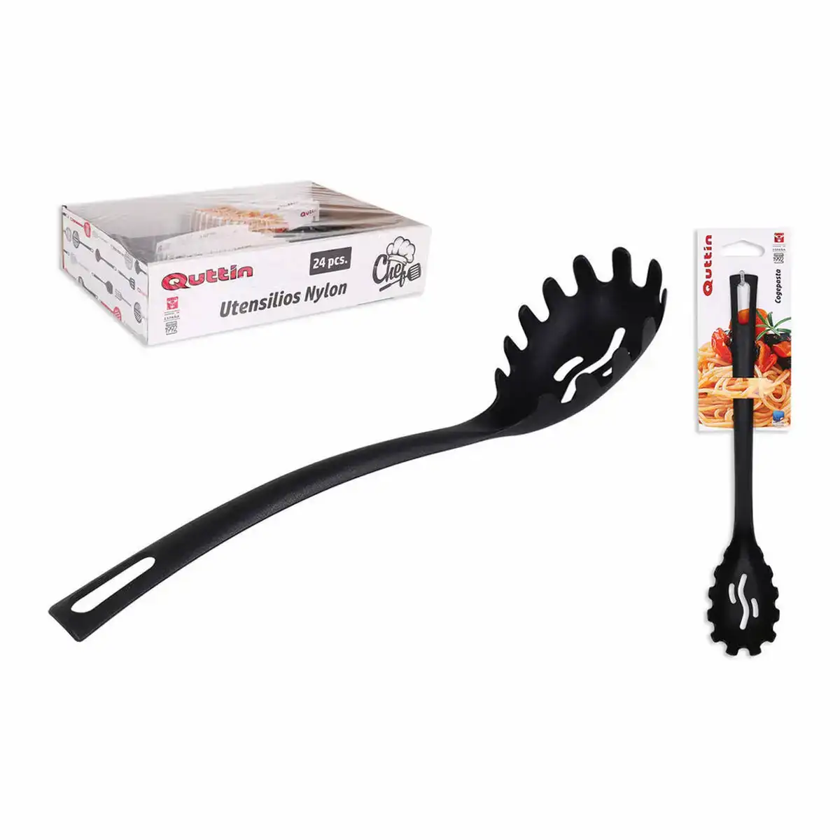 Cuillere de service pour les pates quttin nylon noir 29 x 5 5 cm 1 uds _1405. Bienvenue chez DIAYTAR COTE D'IVOIRE - Votre Plateforme Shopping pour Tous. Découvrez un large éventail de produits qui célèbrent la diversité et la beauté du Côte d'Ivoire.