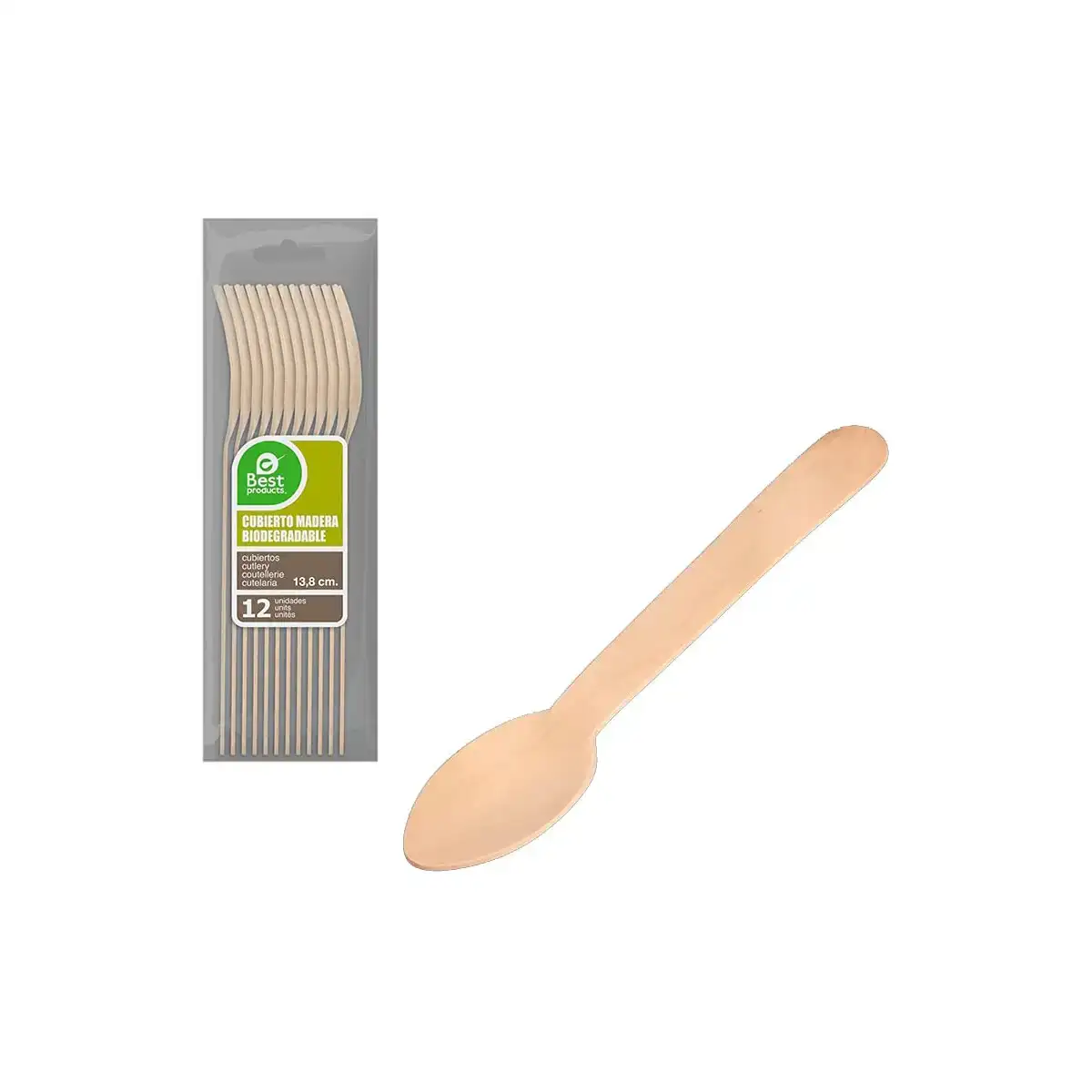 Cuilleres a cafe best products green 13 8 cm bois 12 pieces _8538. Bienvenue chez DIAYTAR COTE D'IVOIRE - Où le Shopping Devient un Voyage. Explorez notre plateforme pour dénicher des produits uniques, racontant l'histoire et l'âme du Côte d'Ivoire.