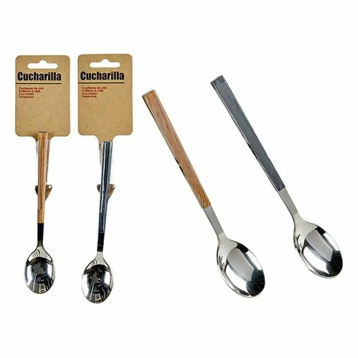 Cuilleres a cafe big s3604357 poignees en bois_5558. DIAYTAR COTE D'IVOIRE - Là où Chaque Produit Évoque une Émotion. Parcourez notre catalogue et choisissez des articles qui vous touchent et qui enrichissent votre expérience.