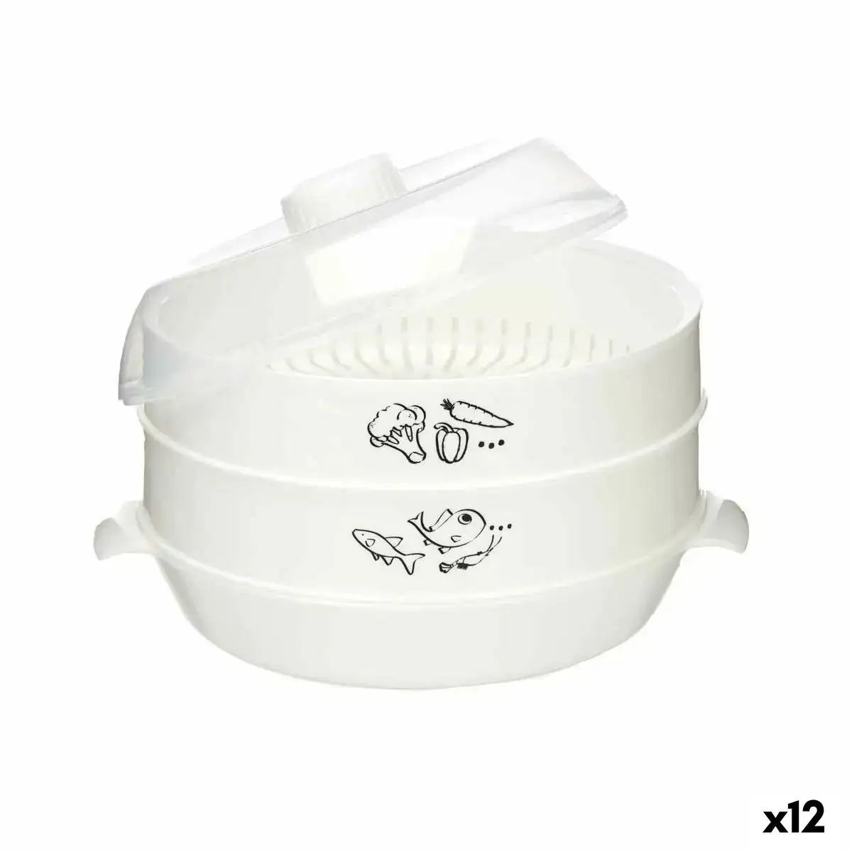 Cuiseur vapeur double pour micro ondes polypropylene 2 4 l 12 unites _1486. Découvrez DIAYTAR COTE D'IVOIRE - Là où Votre Shopping Prend Vie. Plongez dans notre vaste sélection et trouvez des produits qui ajoutent une touche spéciale à votre quotidien.