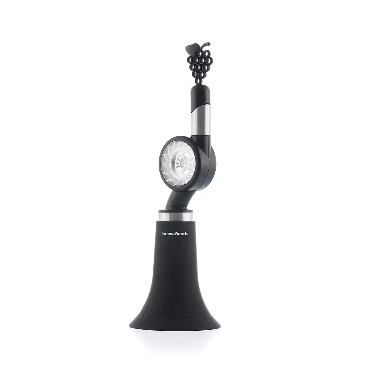 Decanteur a vin avec moulin et support wimil innovagoods reconditionne b _3883. DIAYTAR COTE D'IVOIRE - L'Univers de l'Élégance Accessible. Plongez dans notre catalogue et choisissez des produits qui allient sophistication et accessibilité pour un shopping exquis.